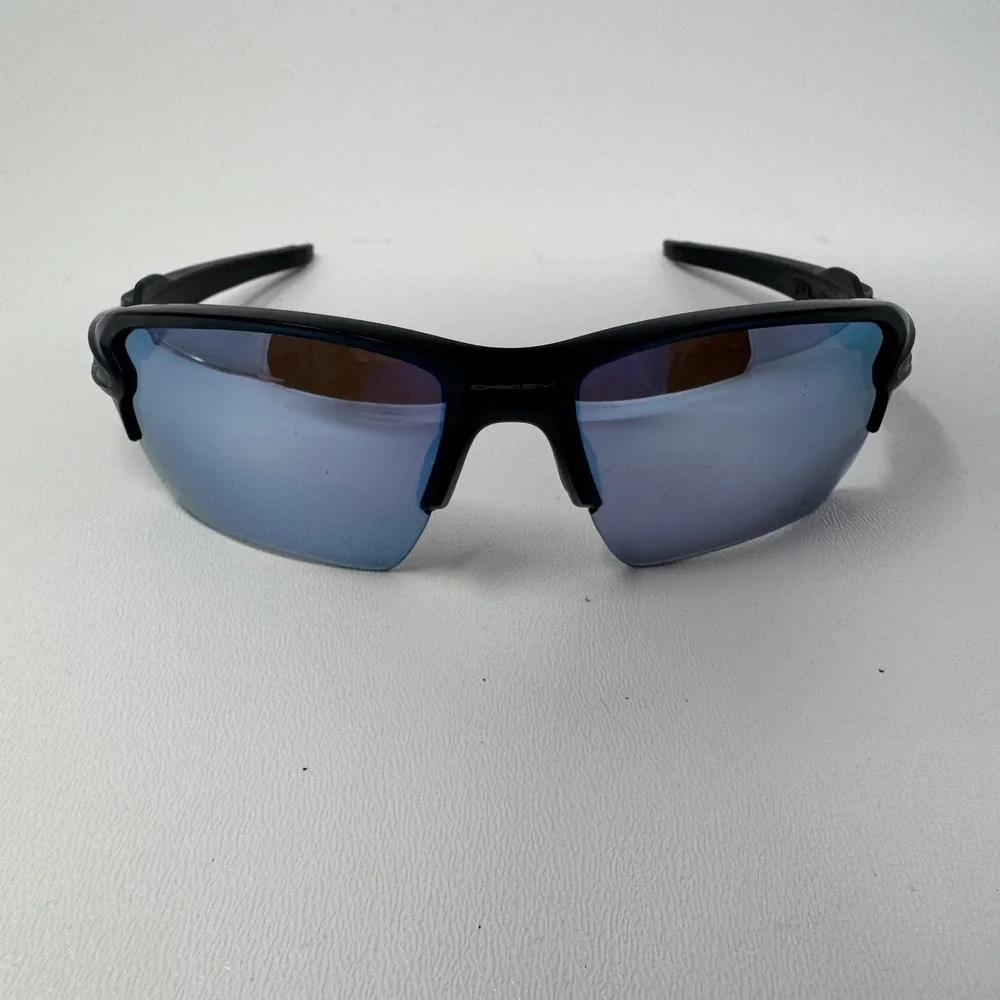 Oakley Flak 2.0 XL Sunglasses Matte Black Prizm Deep Water Polarized OO9188-5859